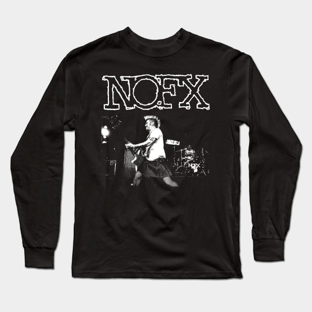 NOFX - Pencil Drawing Vintage Long Sleeve T-Shirt by idontwannawait